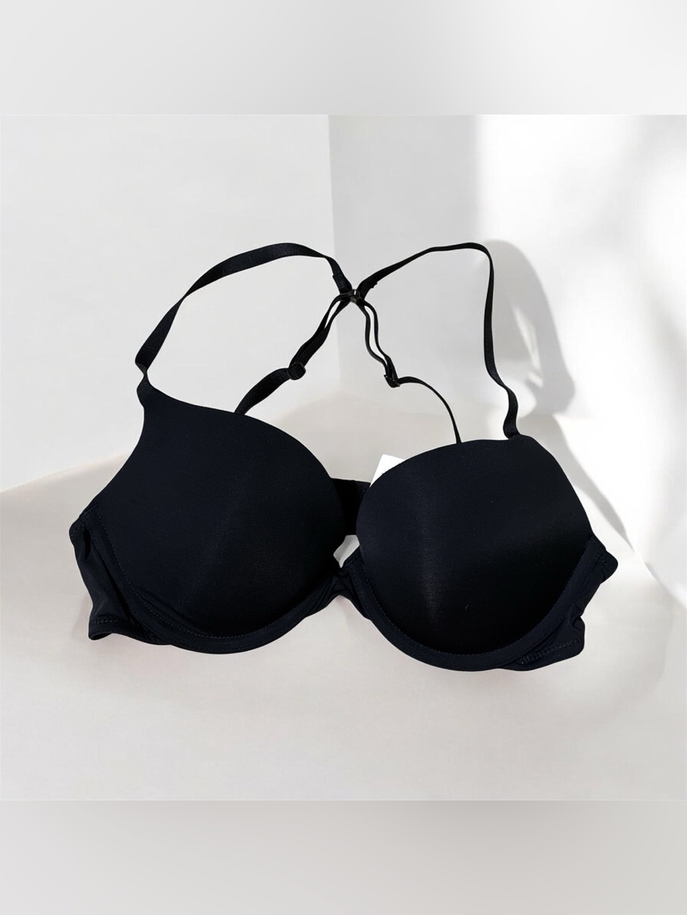 Target Black Convertible T-Shirt Bra - Padded Support